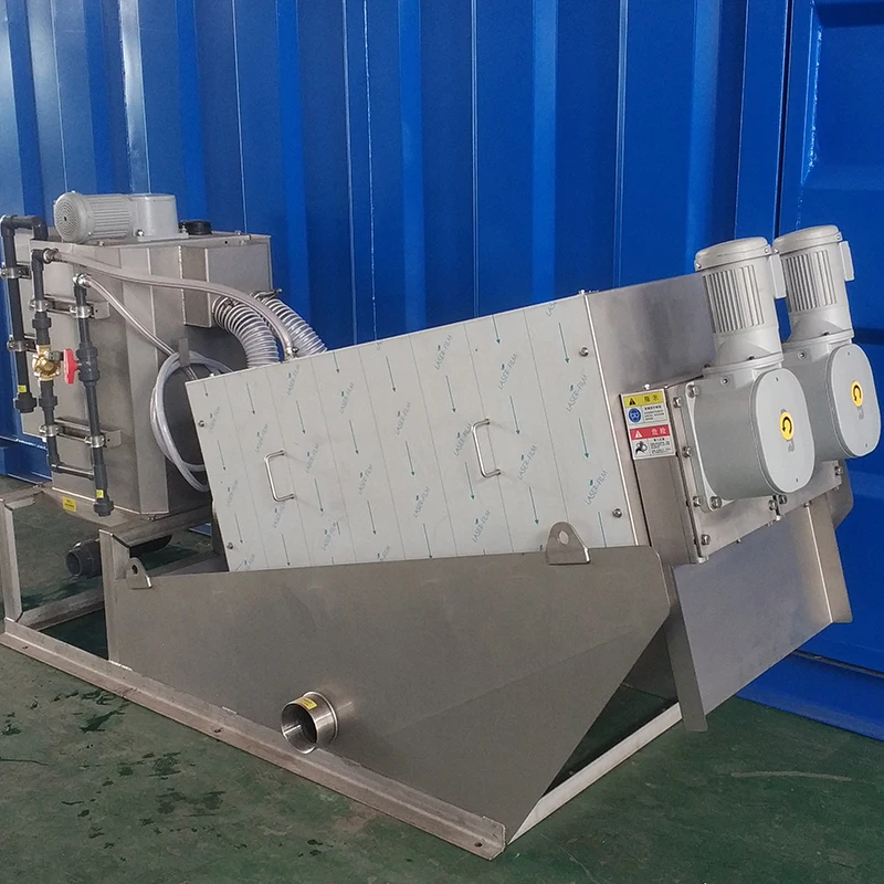 Система очистки сточных вод винтового типа, система дегидратора, многодисковый загуститель, шламовая винтовая машина для обезвоживания