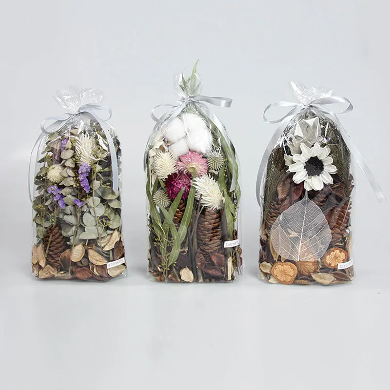 Eternalfloweraromatherapy bag natural dried flower fragrance bag wood chip flower fresh spice box material packageEternal flower