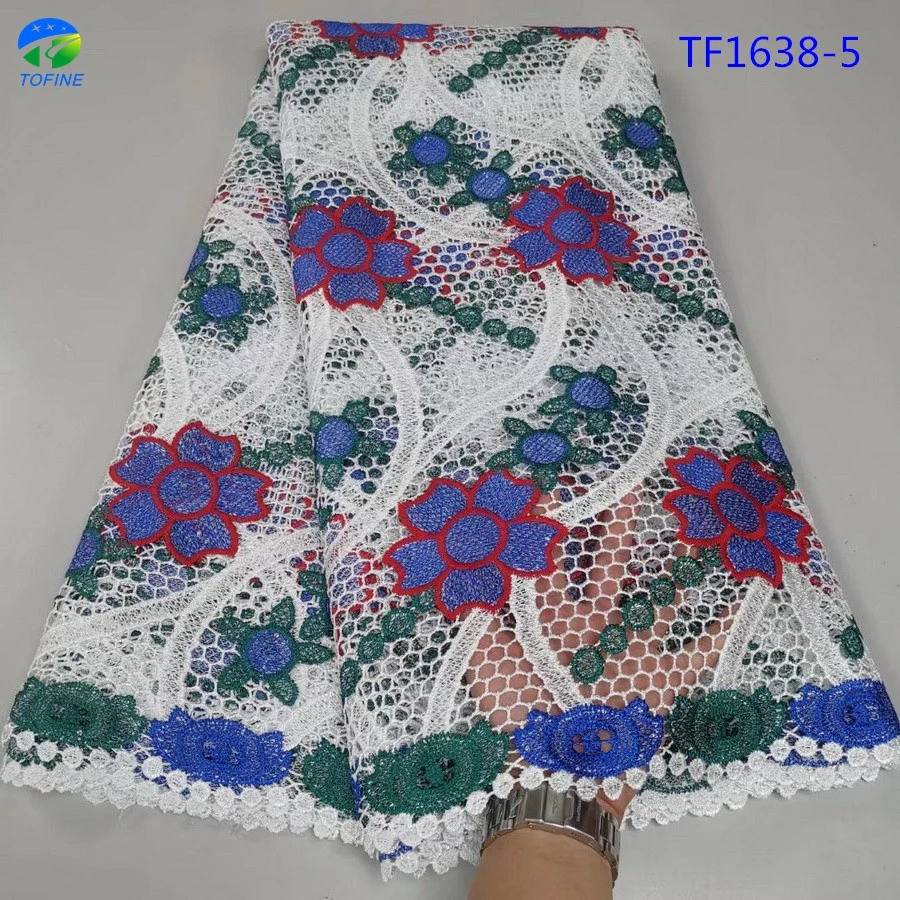 Best selling multi color guipure lace high quality guipure lace guipure cord lace for women