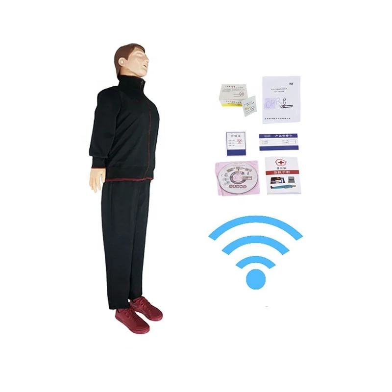 
Medical college rescue training mouth to mouth puppen cpr full body kit family chin cpr manikin set 