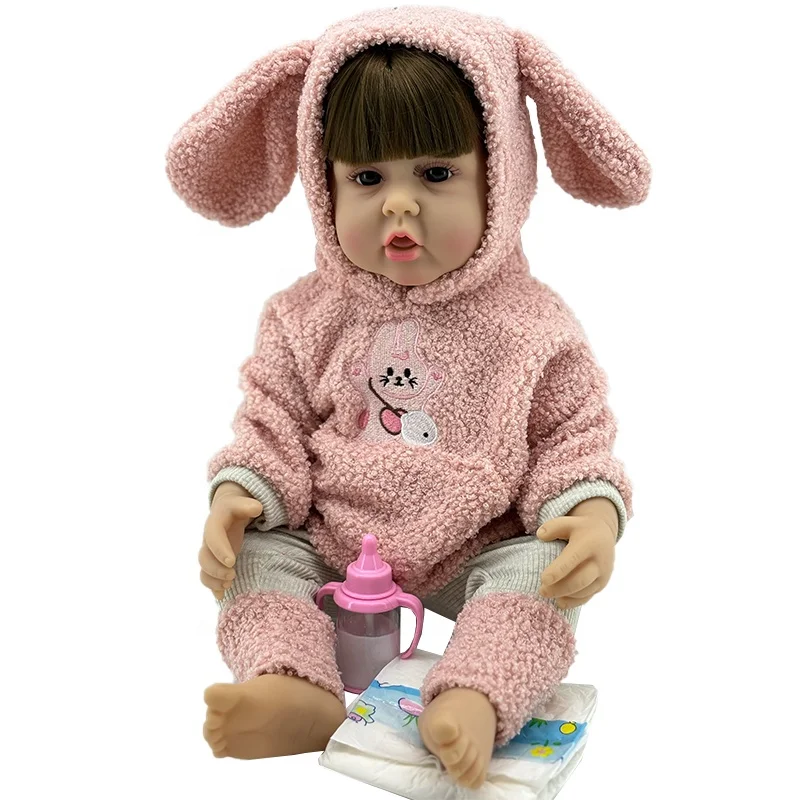 Lifereborn Wholesale Popular 22 InchesReborn Doll Baby Alive Silicone Vinyl Reborn Baby Dolls For Birthday Gifts