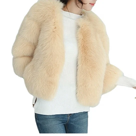 Low-Cost Sales Fur Coat Short Vegan Fur Coats Fur Coat Women