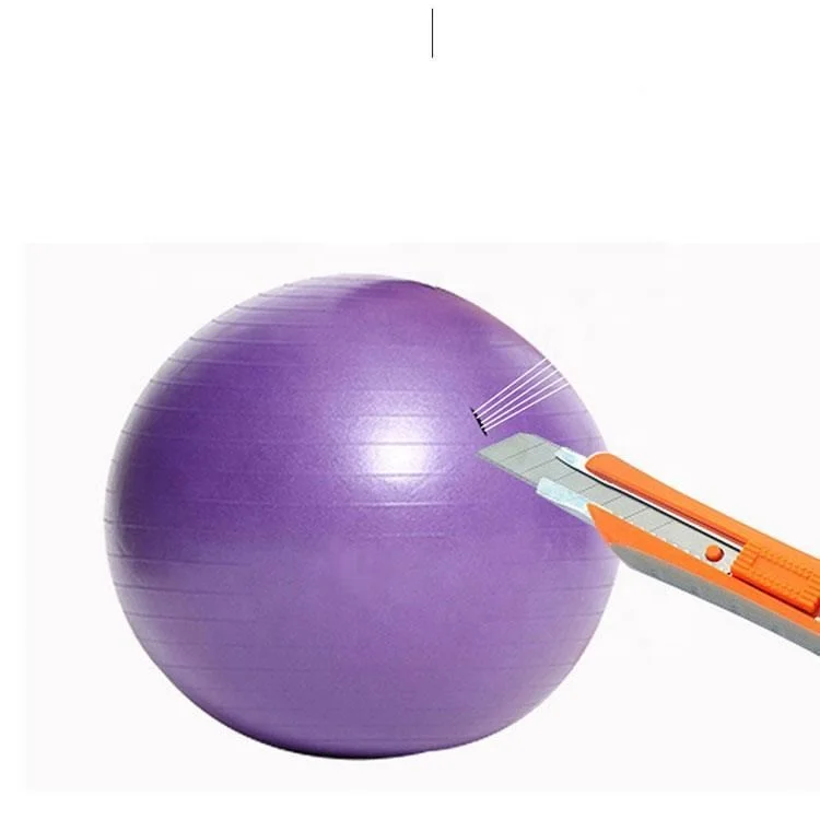 
 Лидер продаж, взрывозащищенный утолщенный гладкий матовый мяч из ПВХ для фитнеса, йоги, пилатеса  