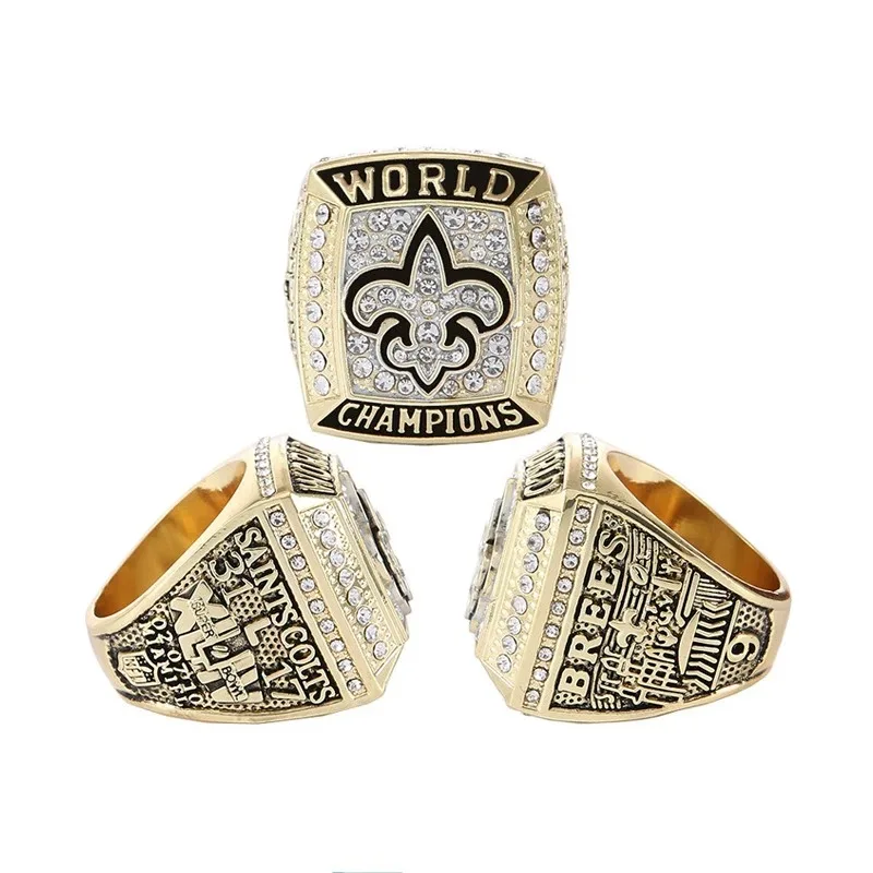 Creative Championship ring Set souvenir Gift for Friends Ring rugby football Gift Fan souvenir ring