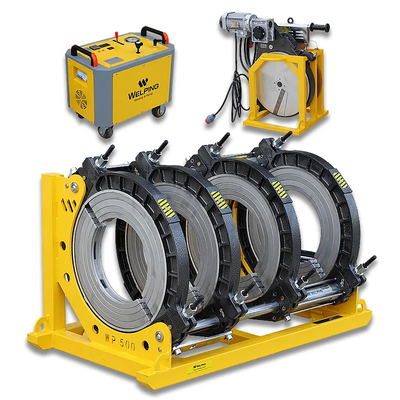 welping  500A competitive price water pipeline HDPE plastic pe pipe hot melt butt welder hdpe pipe jointing machine