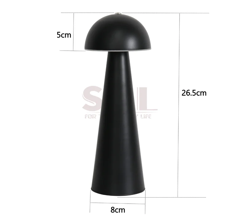 Mushroom Table Lamp for Room Aesthetic Modern Lighting and Bedroom Retro Living Room Decor Children Bedside Table Lamps