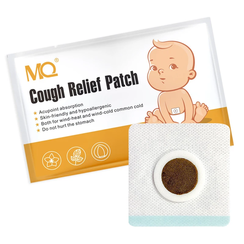 Children Care Chinese Herbs Cough Patch For Baby Natural Safe Ingredients 6Pcs/Bag