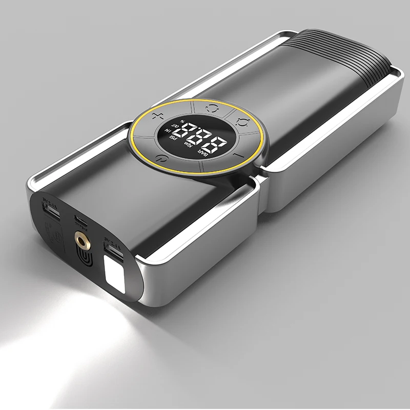 Портативный автомобильный пусковой стартер, универсальный автомобильный воздушный насос 12 В для накачки шин