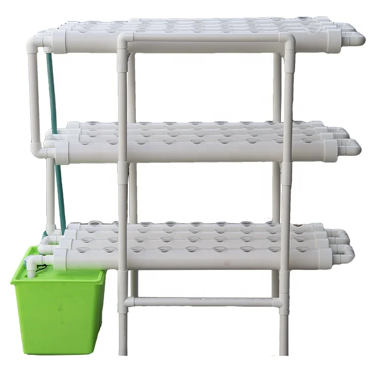 
PVC pipe vertical hydroponics growing equipment for farm NFT system with 108 holes 