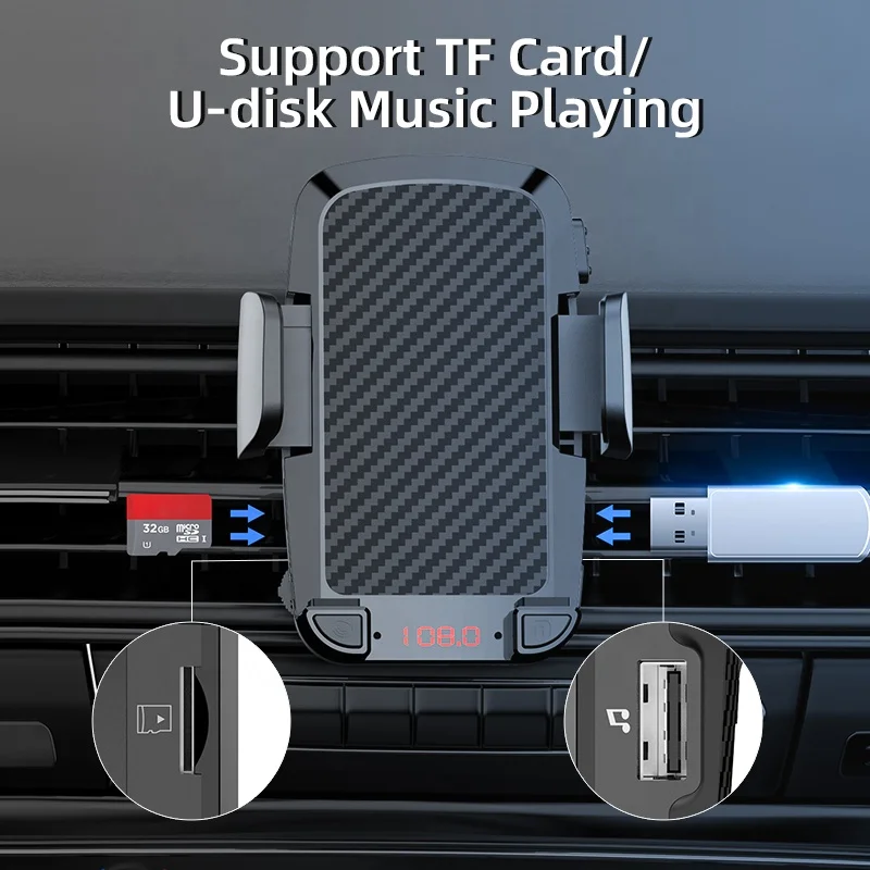 Bluetooth FM-передатчик автомобильный комплект