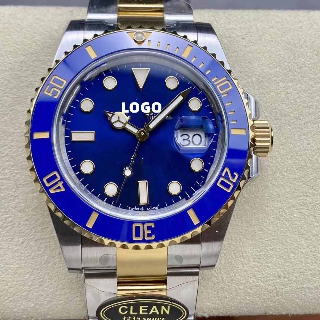 Top Quality diving Mechanical Watch 41mm Clean Factory 904L Steel 3235 Movement Sapphire 126613 Two Tone Gold SUB Brand Watch