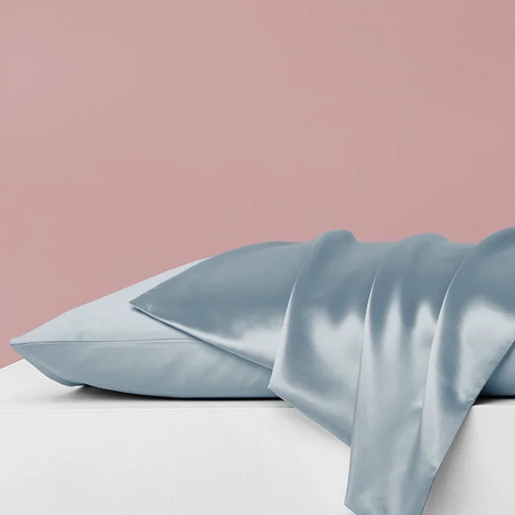 19 Momme 100% Pure Mulberry Silk Pillowcase for Hair and Skin  Allergen Proof Dual Sides Bed Pillowcase