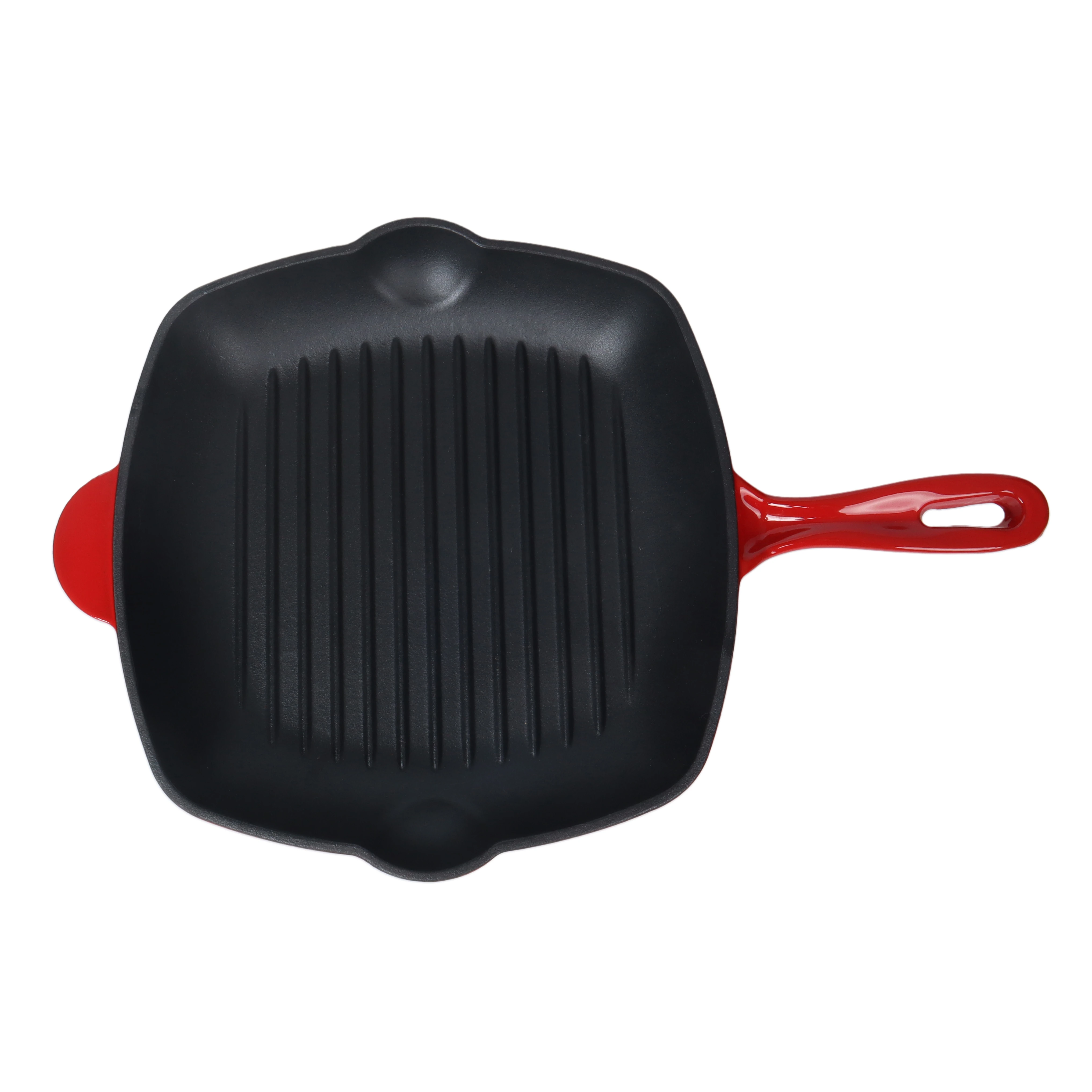 Оптовая продажа, чугунная эмалированная сковорода под заказ, уличная кухонная посуда, набор эмалированных сковородок для барбекю, гриля