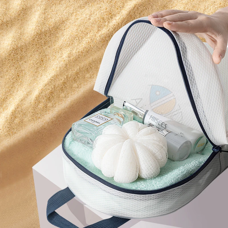 Factory Lightweight Portable Wash Bag 3L Waterproof Swimming Pool Pouch Beach Zipper Locker Bag For Easy Storage