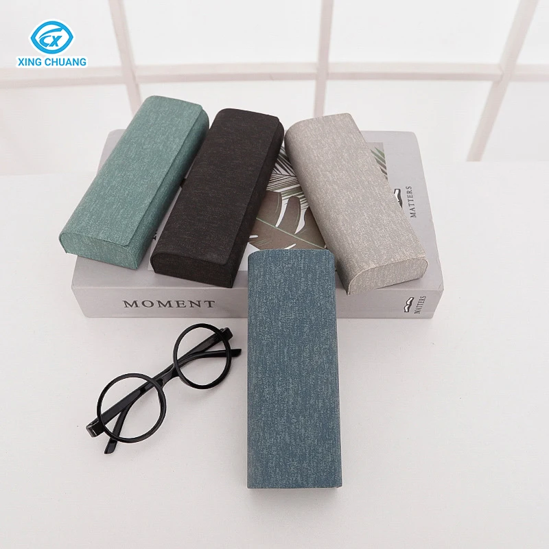 Simple Fashion Glasses Case PU Leather New Style Sunglasses Case High Quality Mixed Color Glasses Case Box