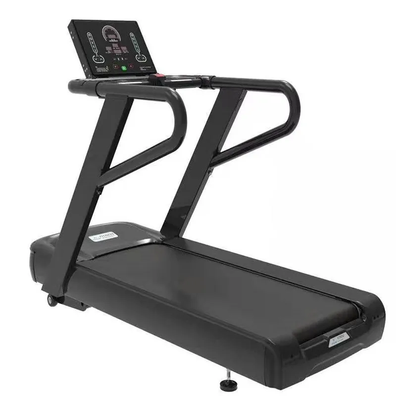Commercial  use High-End Curved Small New Electric Motor Exercise Trainer with LED Screen for Running Treadmill