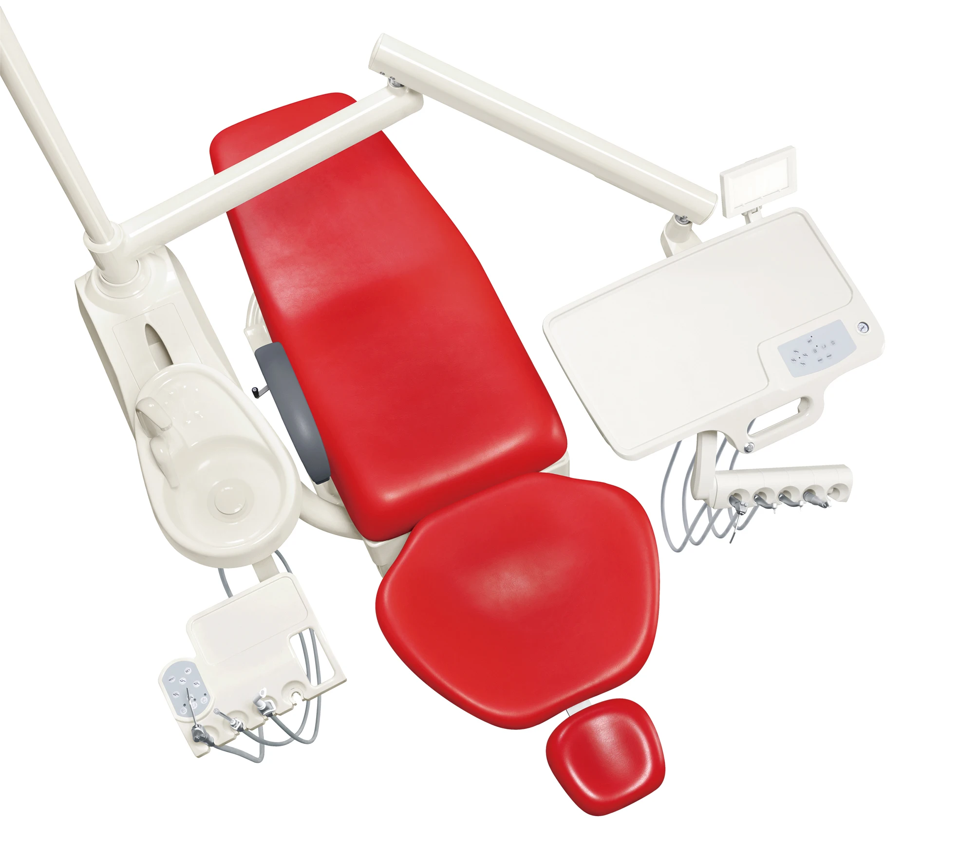 economical type dental chair, GD-S200 dental unit with ceramic spittoon