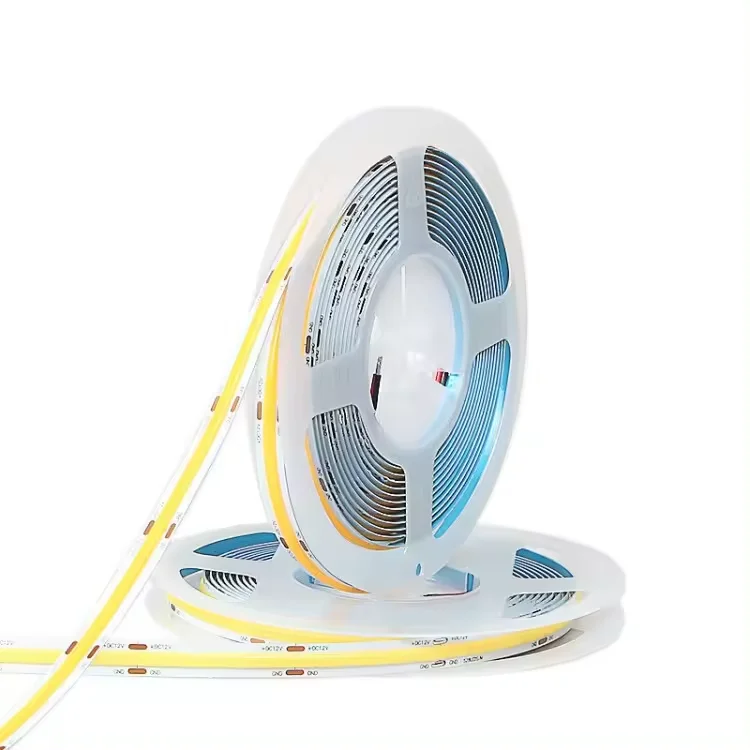 Factory COB LED Strip 320 384 480 528 LEDs DC 12V 24V RA 90 Furniture Wardrobe Decor Flexible LED Tape Light