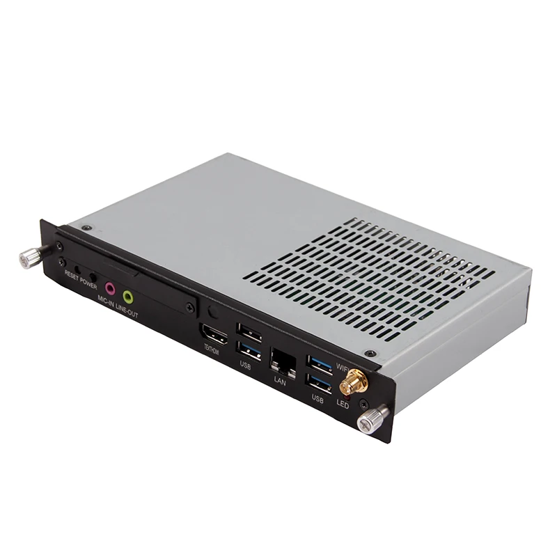 Zeroone intel 8/10th Whiskey lake-U i3 i5 i7 embedded 80 pin ops computer module ddr5 48gb 4k interactive whiteboard ops mini pc