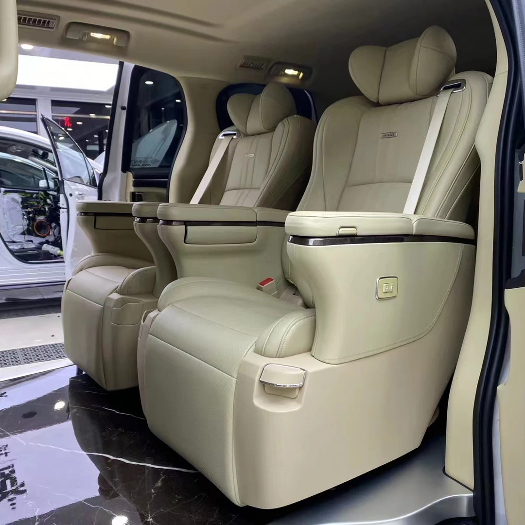 ST-AEF Interior Modified electric vip luxury car seat with massage ventilated for Mercedes Vito GL8 MPV Camping Car MPV