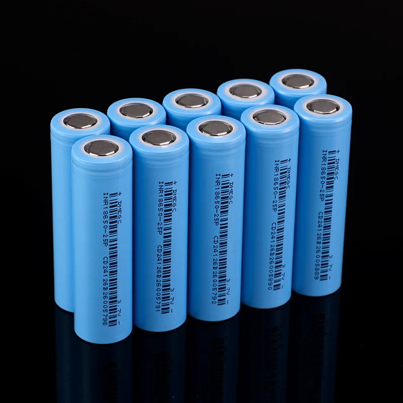 Lithium-ion Rechargeable Cell DMEGC INR18650-25P 3.6v 18650 2500mah battery 15C