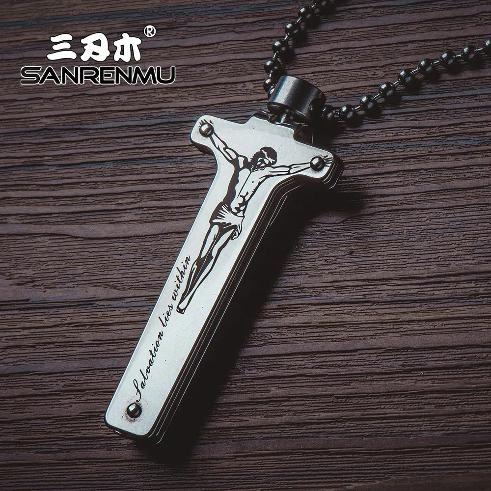 6155 Cross-border department store stainless steel folding knife portable camping knife portable fruit knife