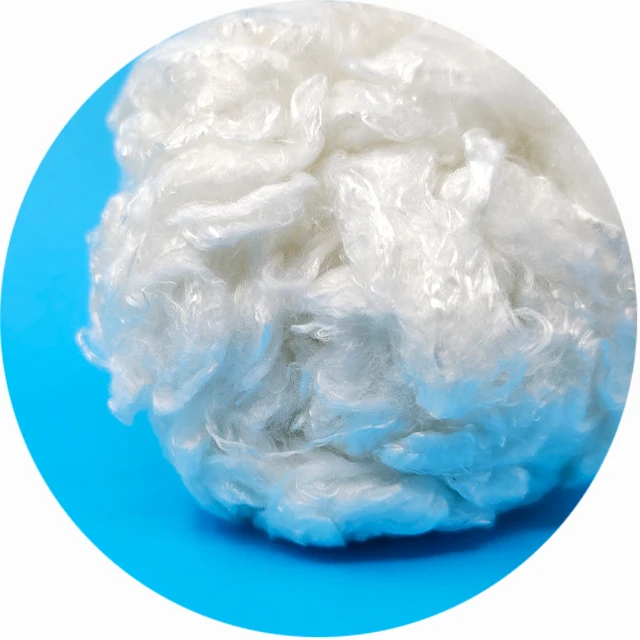 1.2D 38MM Raw White Bamboo Fiber for Spinning