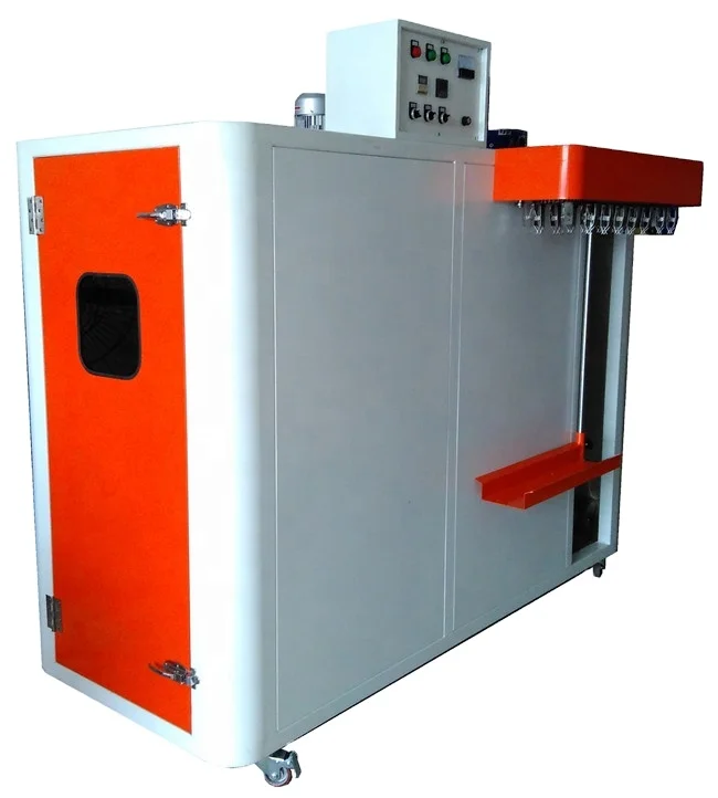 Rotating oven dryer for leather edge painting quickly dry