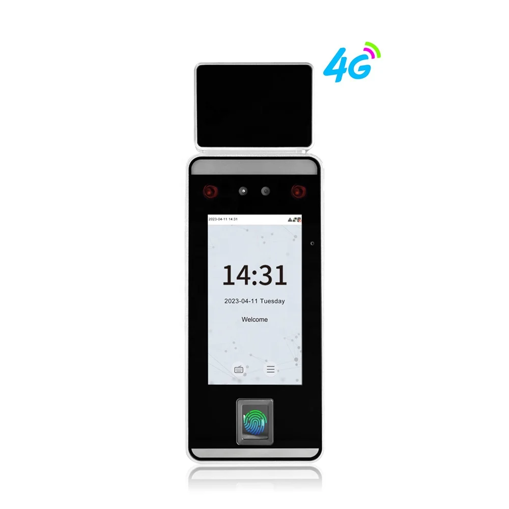 Biometric Face/RFID card/Palm Access Control System and Time attendance Support WiFi and 4G Function