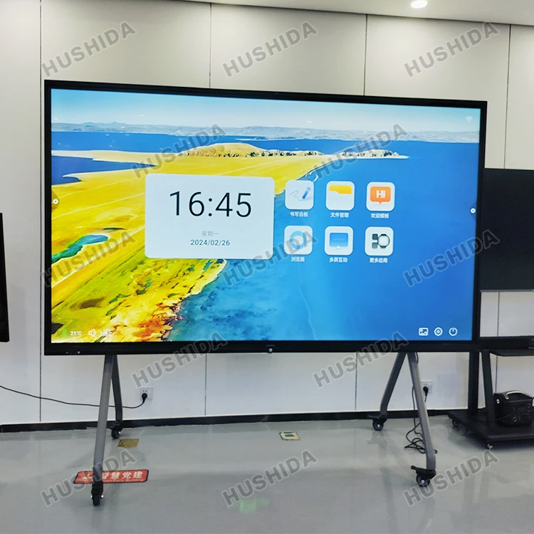 Customized All-In-One 75 85 100 110 inch Meeting School Interactive Board For Kids Children