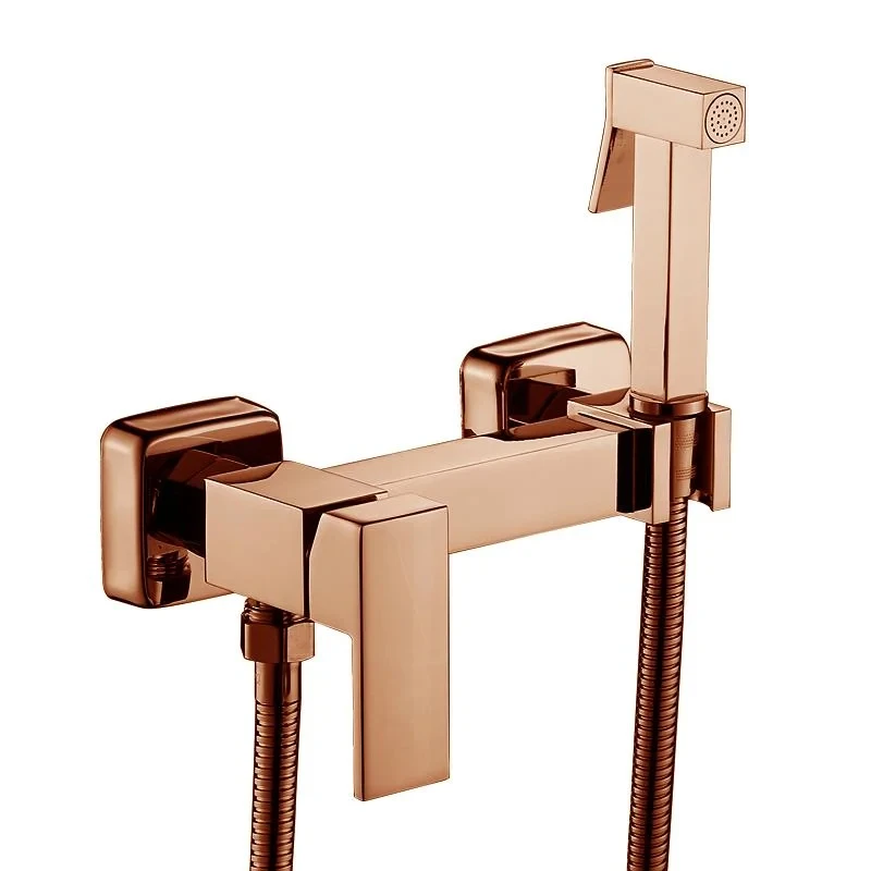 Factory Wholesale Wall Mounted Bathroom Shower Bidet Tap Spray Shattaf Toilet Bidet Sprayer Head