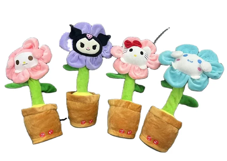 Dance Cactus Electric Toy Melody Kuromi Singing Funny Dance Cactus Toy Plush Toy