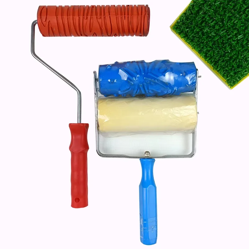 Factory Customized Design Paint Roller Hard and Soft Rubber Roller Pattern Paint Wall Decoration Roller