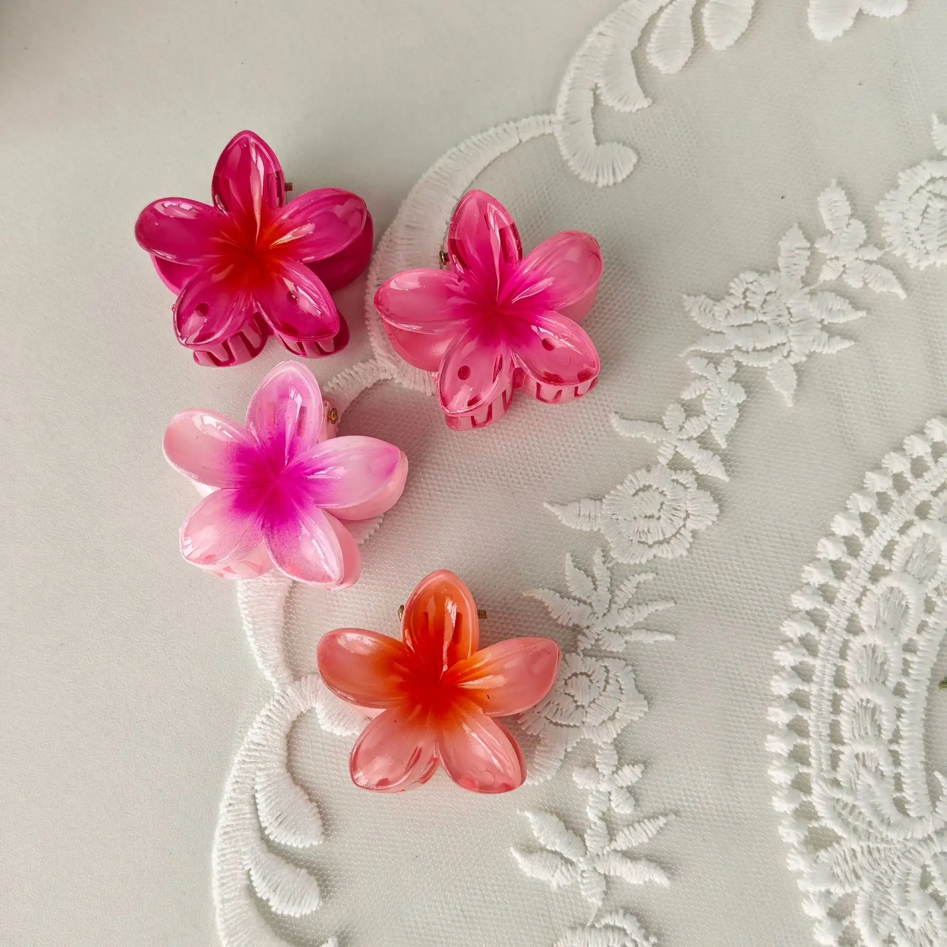 8cmFri fri grab clip Bauhinia hairpin Cross-border candy color