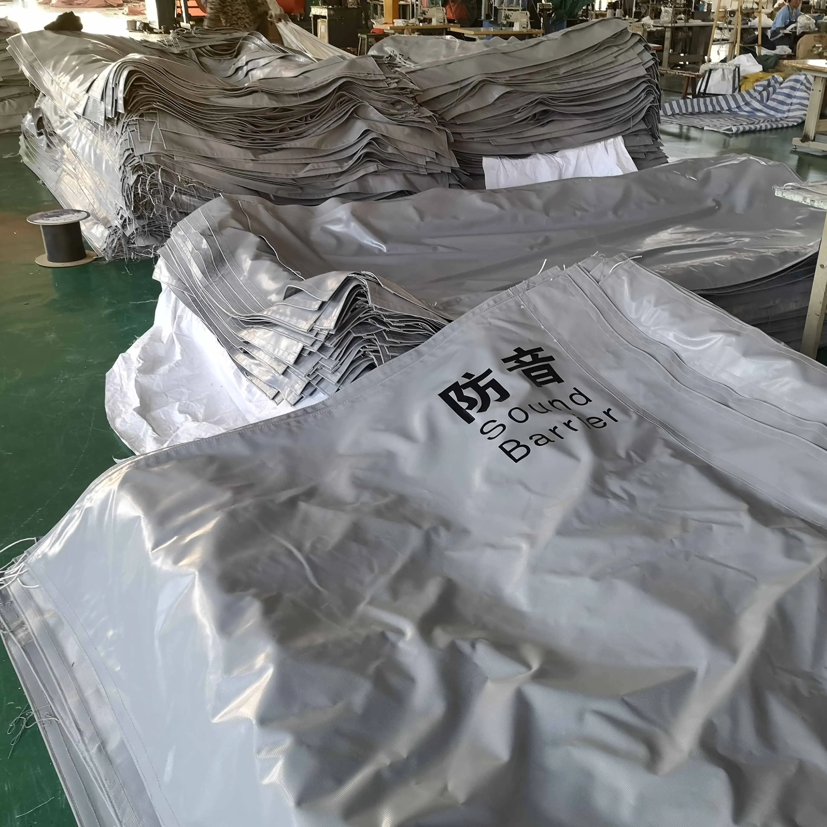 pvc soundproof tarpaulin canvas pvc sound barrier tarpaulin material
