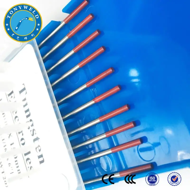 WT-20 2%Thoriated Tig Red Tungsten Electrode for 3.2*175