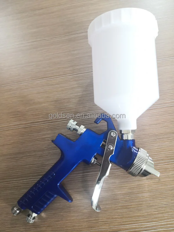 1.4mm 600cc Cup Cheap Hand Held Pneumatic Airless Sprayer Air Blue Colour Sprey Gun Paint Spray Gun Painting Car LVLP H827