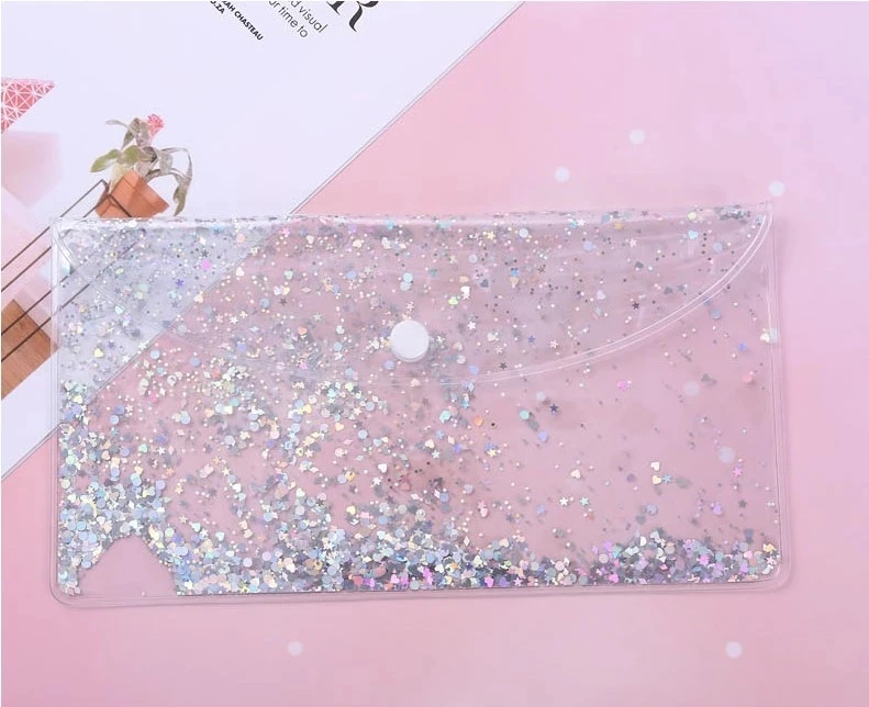 Блестящий органайзер для кистей для макияжа из ПВХ, чехол для кистей для макияжа