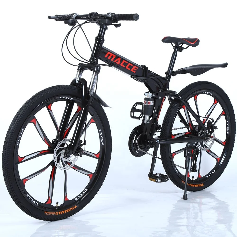 Wholesale Customized Full Suspension Bicicletas MTB 2 Wheeler 29 Inch Frame Disc Brake Good Quality Fashion Folding Mountainbike