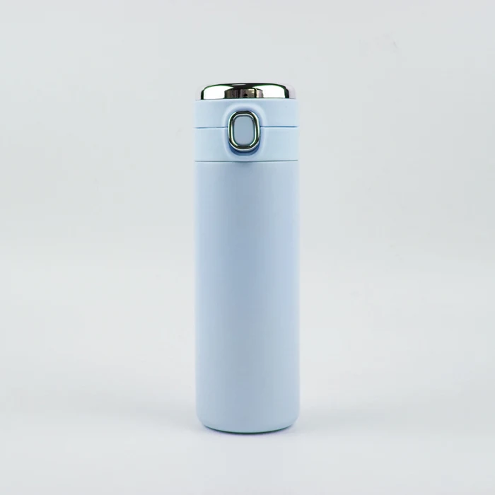 Hot Sale 420ml One Touch Open Stainless Steel Smart Thermos Bottle Thermal Smart Water Bottle With LED Temperature Display Cap