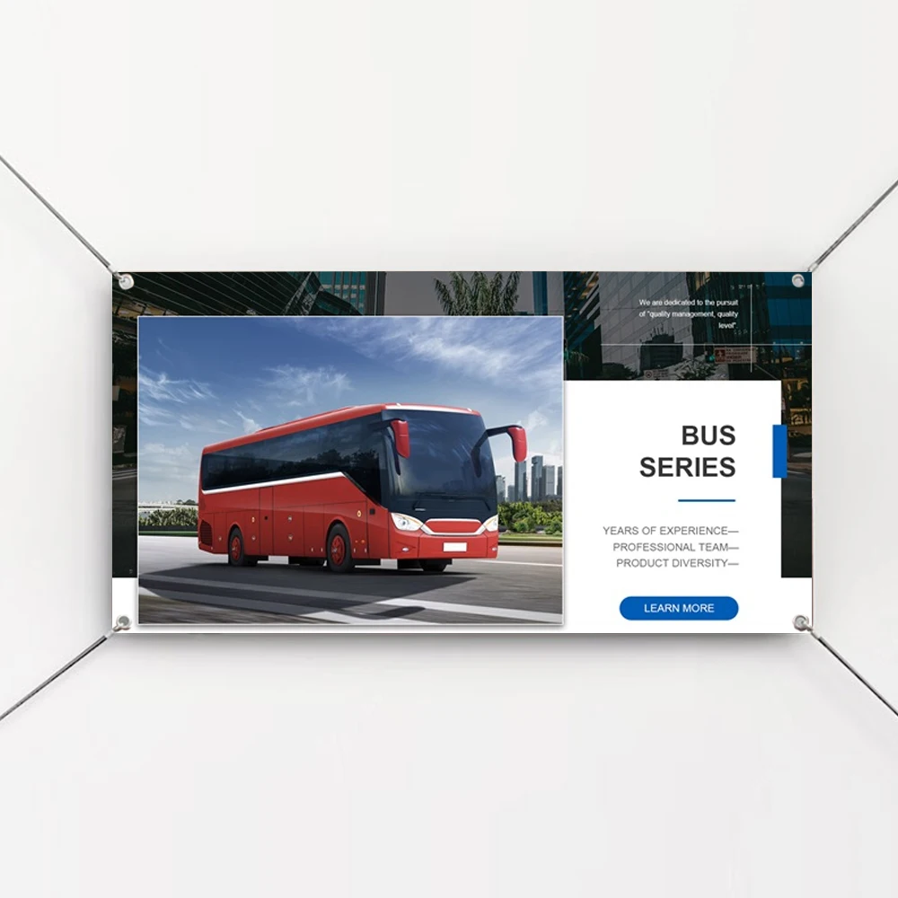 Custom Printing High Quality Pvc Frontlit Banner Large Format Digital Printing Service