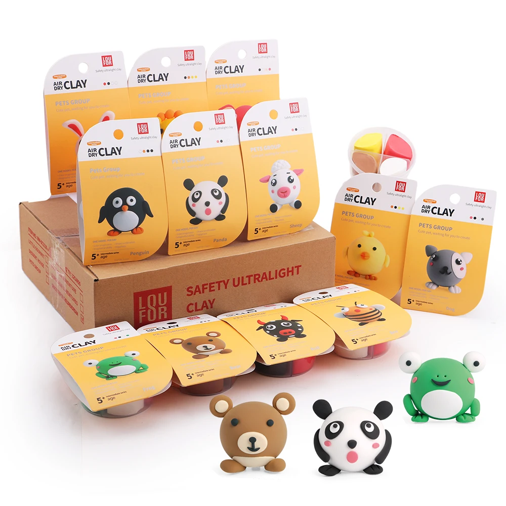Diy 12 24 36 color Non-toxic Plasticine Children Toys Polymer Air Dry Clay Super Light Educational Play dough Clay/