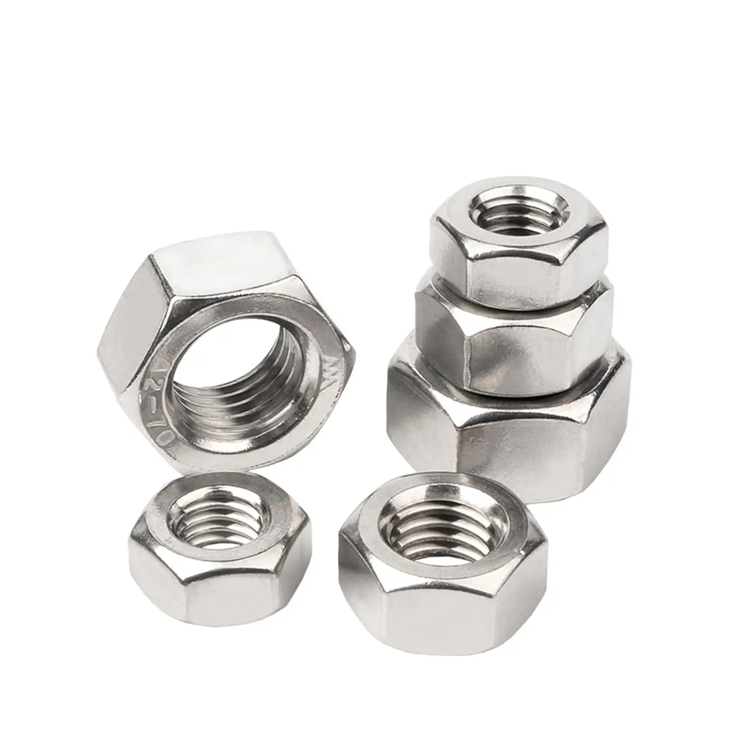 High Quality Carbon Steel Black Oxide DIN 934 Hex Nut M3-M24 Hexagon Nuts with Competitive Factory Prices
