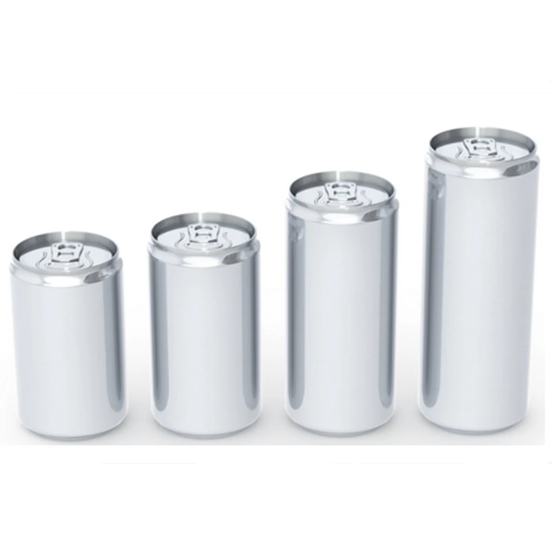 Beverage bottle customization aluminium sleek cans beverage for soda coca food fruit manufacturer empty can