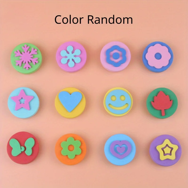 HCHWENH EVA Painting Sponges Foam Painting Stamper Sponge Stamper Paint Drawing Sponges for Kids Creative Expressions