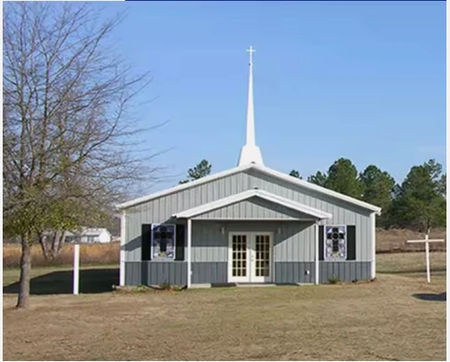 Durable Steel Structure Prefabricated church building workshop prefabricated steel church house