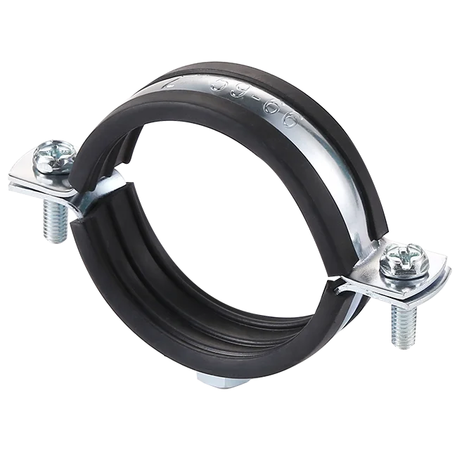 
M8+M10 EPDM Rubber lined High strength Heavy duty hose clamp/pipe clamp 