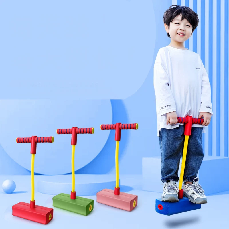 Frog Jumping Stilts Bounce Pole Pogo Stick Jumping Shoes Jumping Balance Training Equipment Outdoor Sports Toys For Children