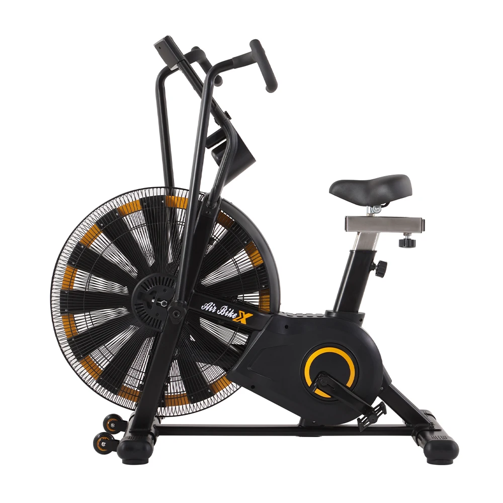 Commercial Equipment Upright Indoor Cycling Stationary Spin Bicycle gym AirBike Fitness fan Exercise Air bike