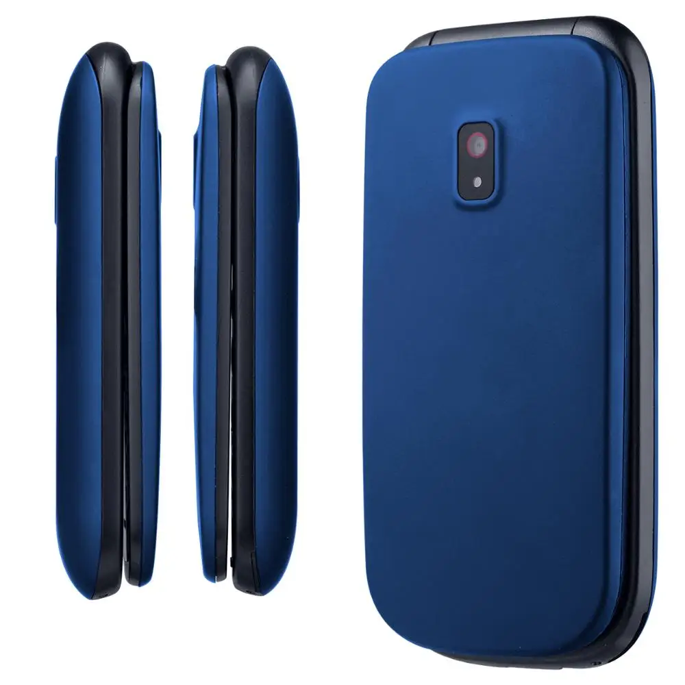 Factory oem mobile phone with big button sos calling senior flip phone